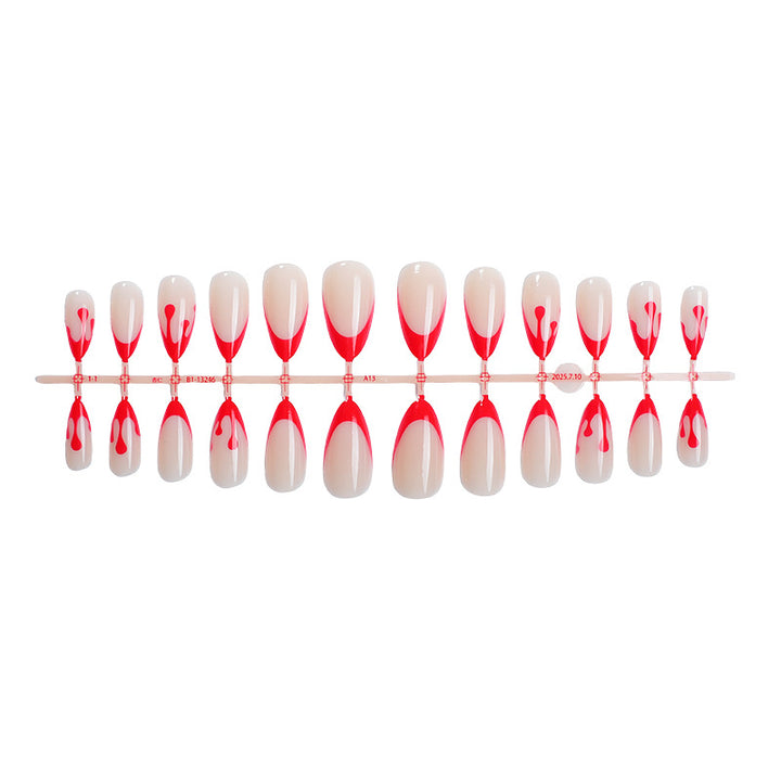 Artistic Gradient Design Press-On Nails Stornfield
