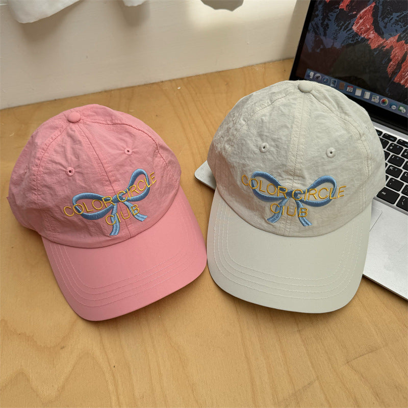 Women's Embroidered Bow-Detail Baseball Cap Stornfield