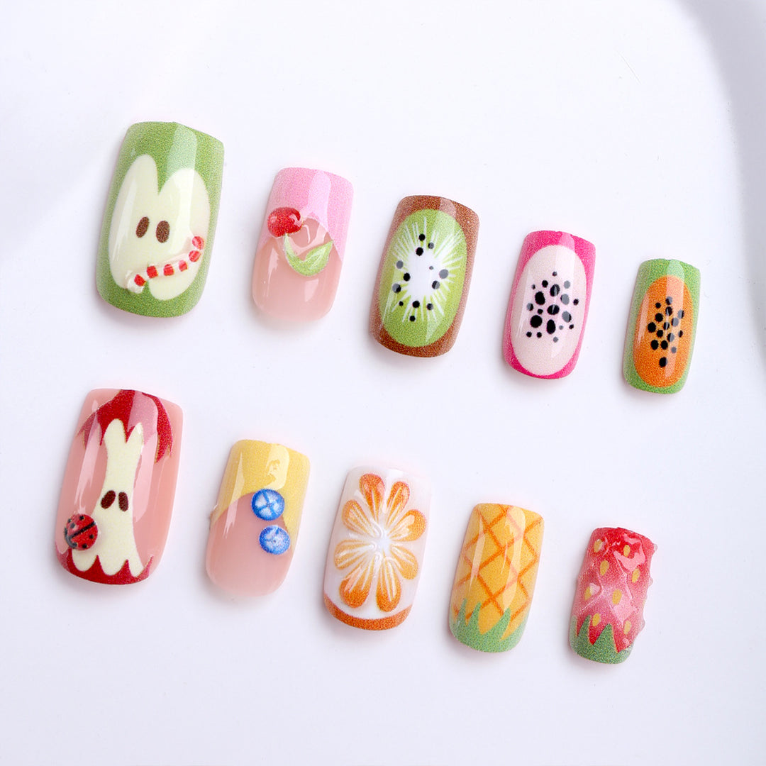 Creative Art Nails with Cheerful Fruit Design Stornfield