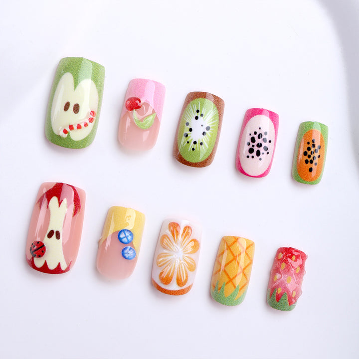 Creative Art Nails with Cheerful Fruit Design Stornfield