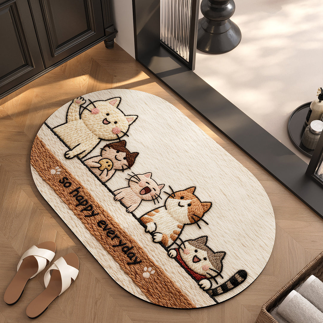 Playful Animal-Themed Area Rug