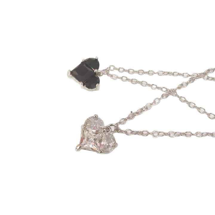 Heart-Shaped Crystal Pendant Necklace Stornfield