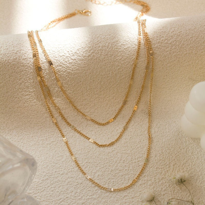 Layered Sleek Chain Necklace Stornfield