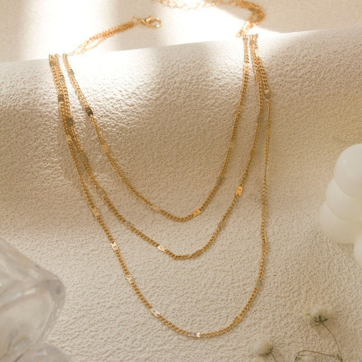 Layered Sleek Chain Necklace Stornfield