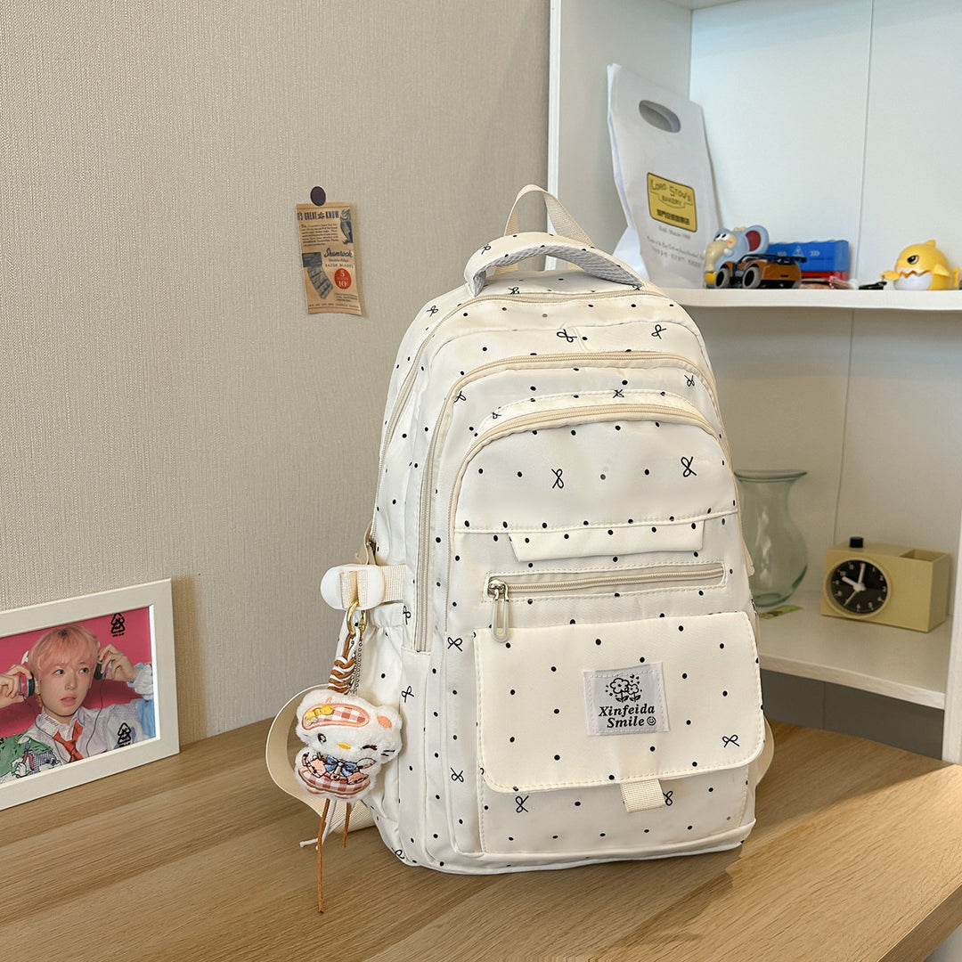 Multi-Pocket Patterned Backpack Stornfield
