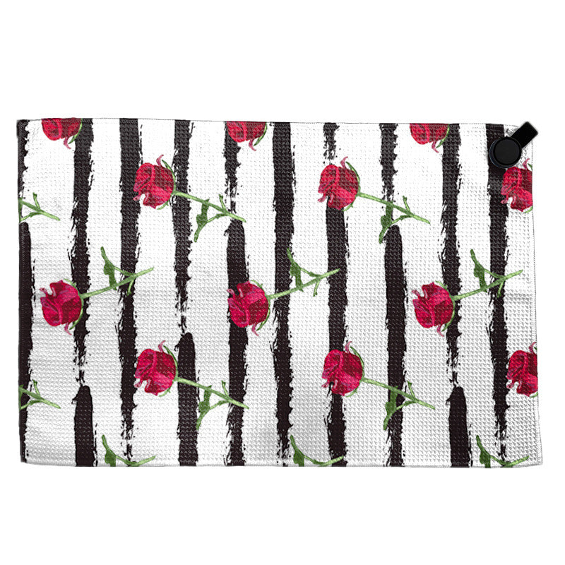 Towel with modern circular pattern Stornfield