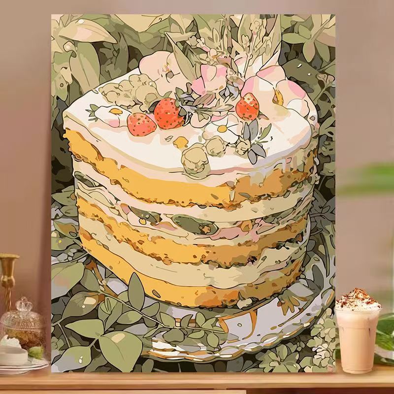 Dessert-Inspired Decorative Canvas Art Stornfield