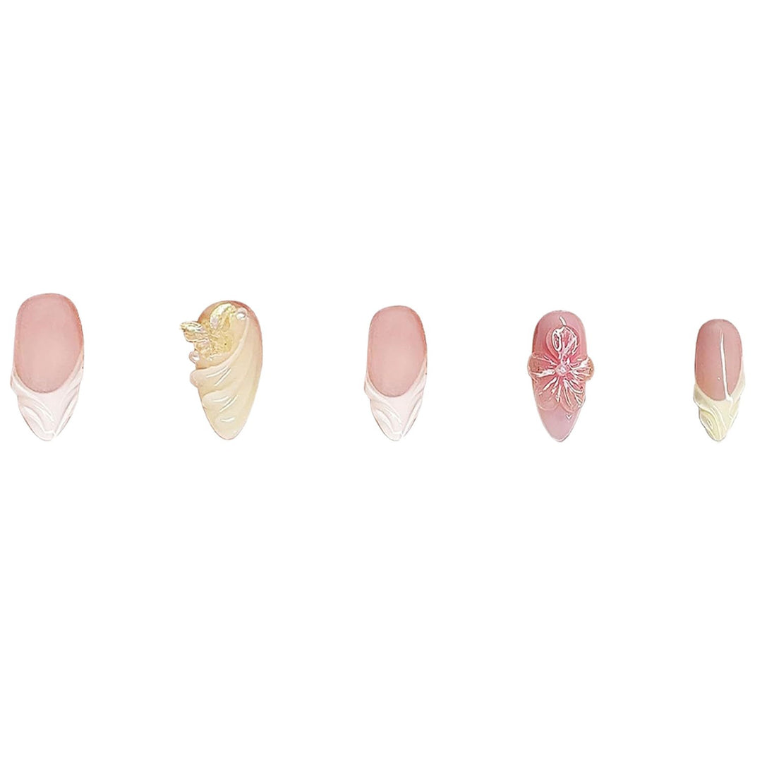 Elegant Floral Design Press-On Nails Stornfield