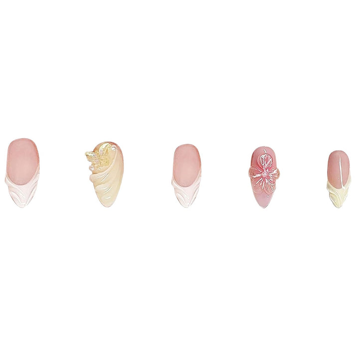 Elegant Floral Design Press-On Nails Stornfield