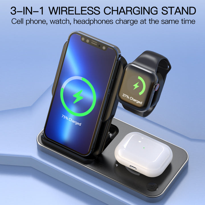 Unisex Wireless Charger with Multiple Connections from Stornfield