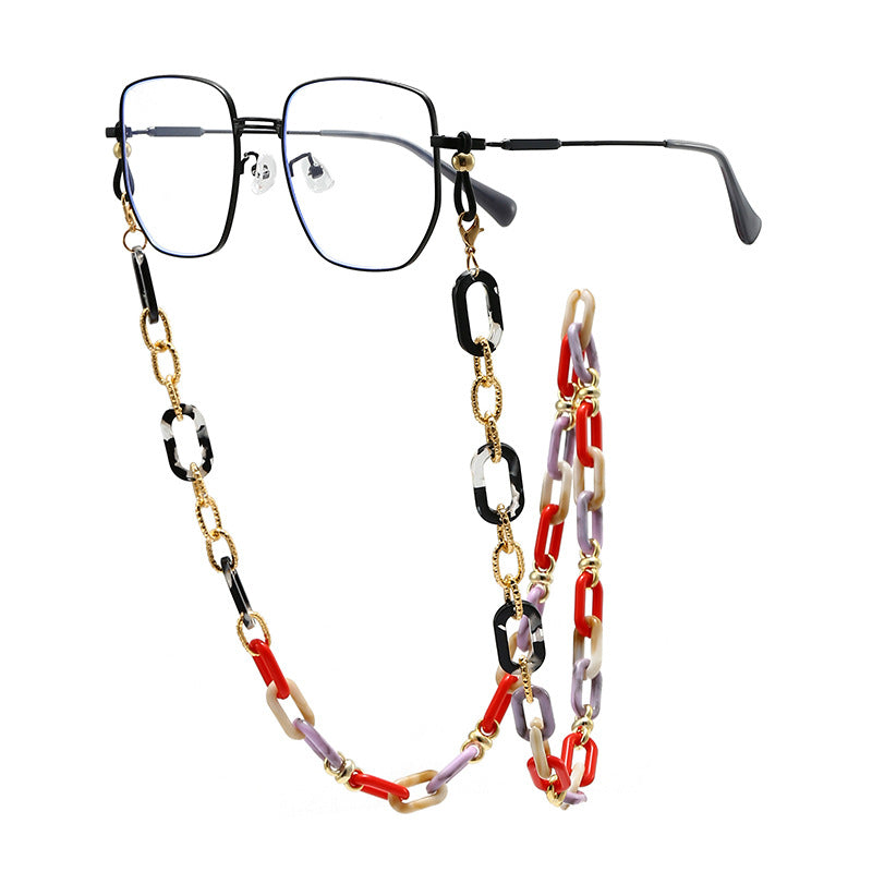 Fashionable Eyewear Chain with Colorful Links Stornfield