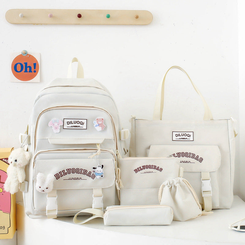 Versatile All-in-One School Backpack and Tote Set Stornfield