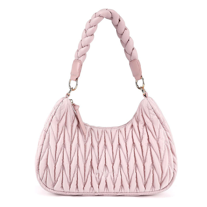 Fashionable shoulder bag with braided shoulder strap Stornfield