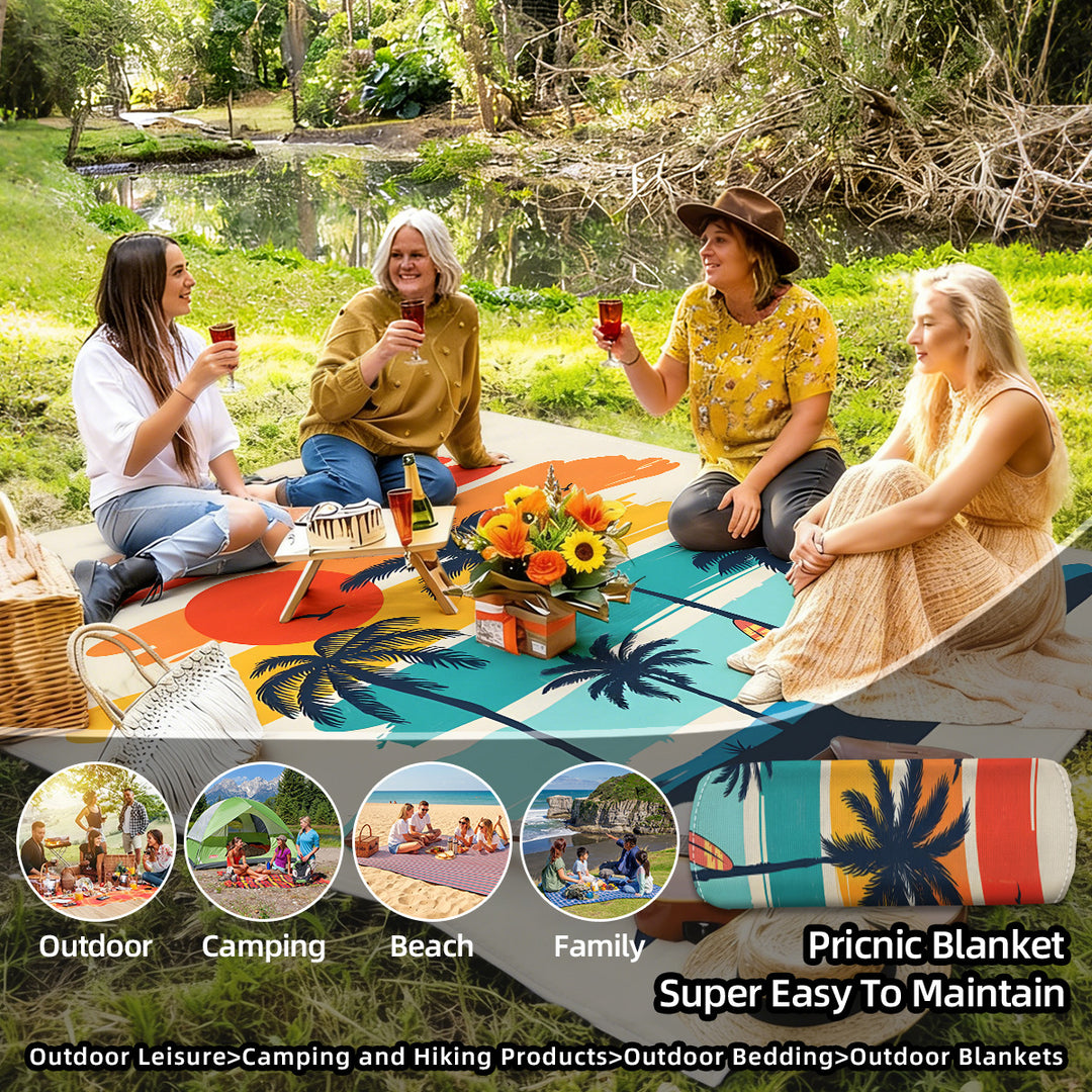 Mandala Design Beach Mat Stornfield