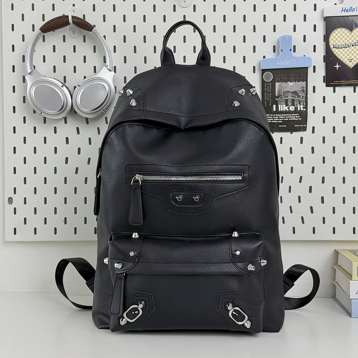 Stylish Casual Leather Backpack Stornfield