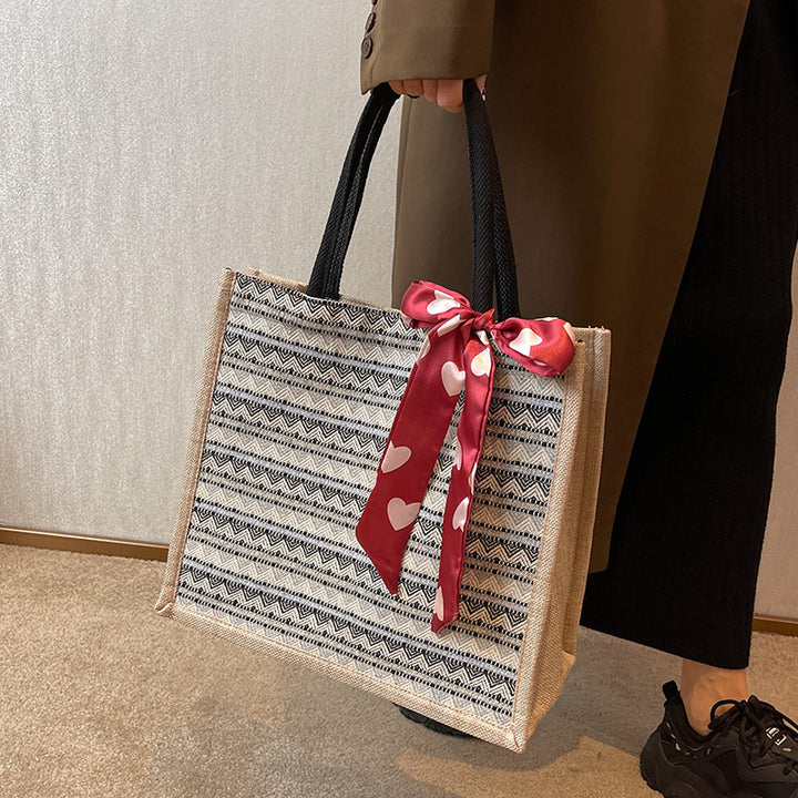 Decorative Patterned Tote Bag