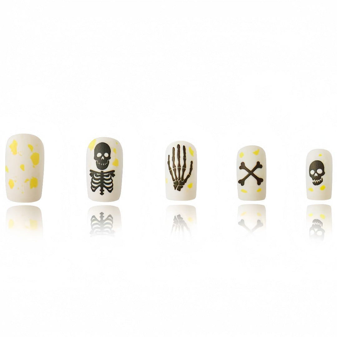 Creative Skeleton Nail Art Design Stornfield