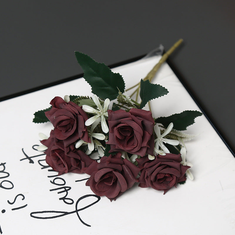 Realistic Artificial Rose Bouquet