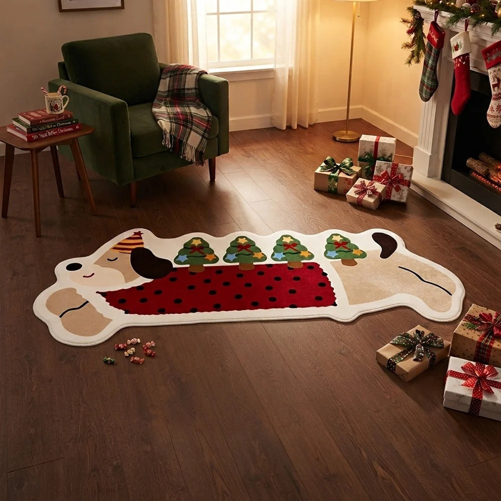 Gingerbread House Themed Area Rug