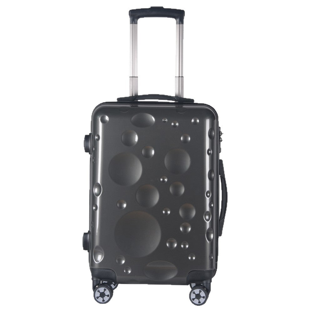 Unisex Modern Bubble-Pattern Hard Shell Spinner Suitcase Stornfield