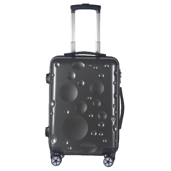Unisex Modern Bubble-Pattern Hard Shell Spinner Suitcase Stornfield