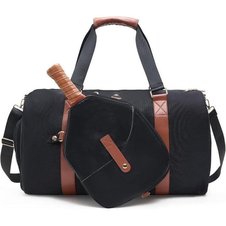 Elegant sports and travel bag with integrated accessory compartment Stornfield