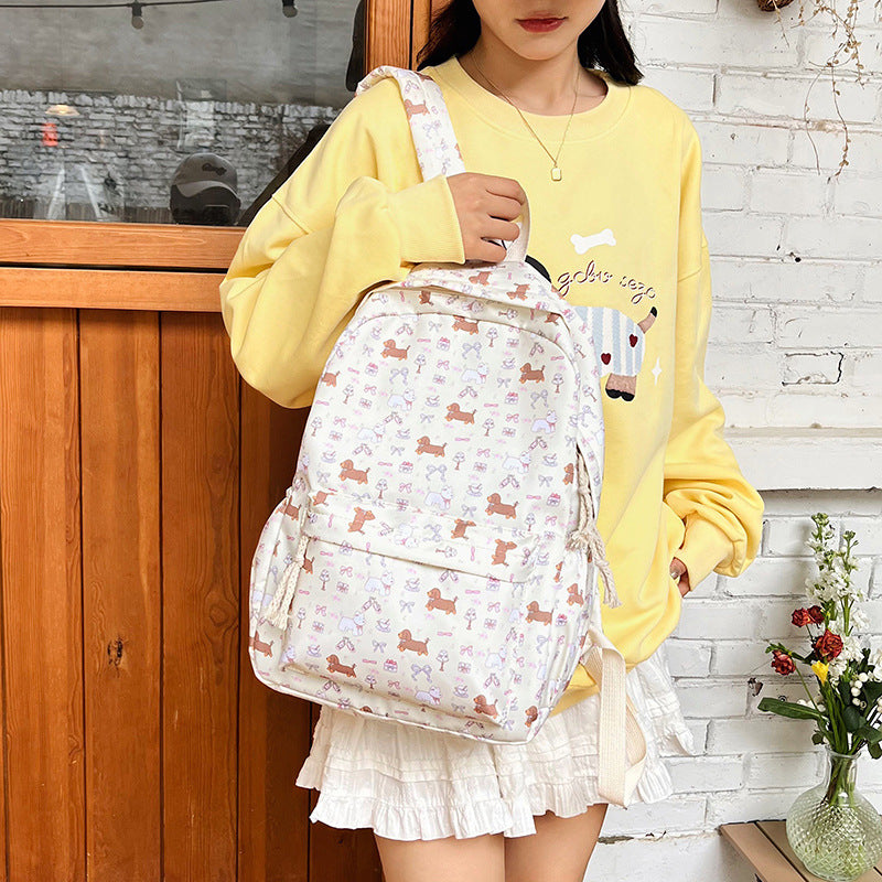 Whimsical Animal Print Backpack Stornfield