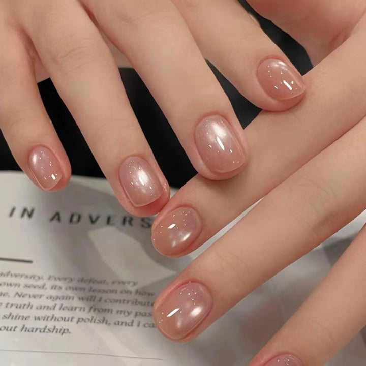 Floral Embellished Press-On Nail Set