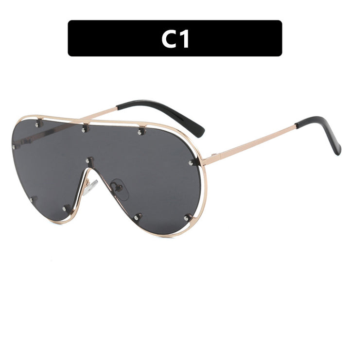 Women's fashionable oversized sunglasses in stylish retro design Stornfield