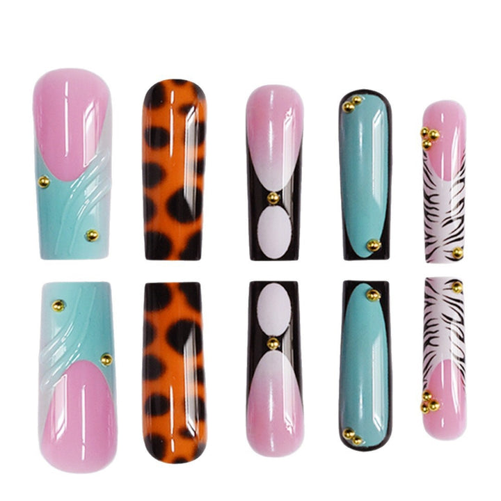 Artistic Long Acrylic Nail Enhancements Stornfield