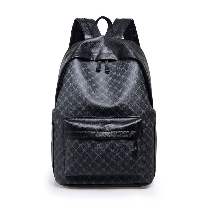 Durable Leather-Accented Daily Backpack Stornfield