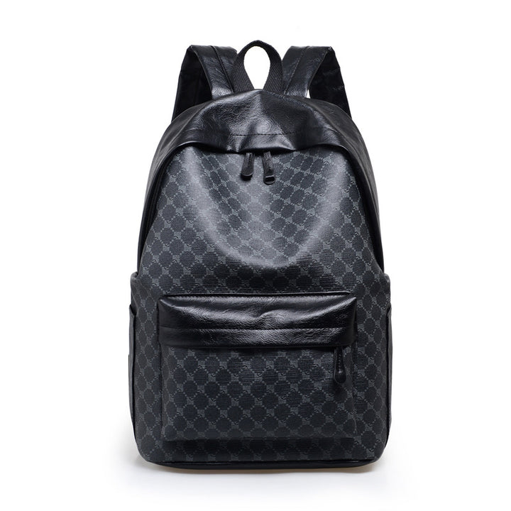 Durable Leather-Accented Daily Backpack Stornfield