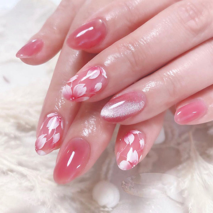 Artful Premium Nail Art with Floral Accents Stornfield