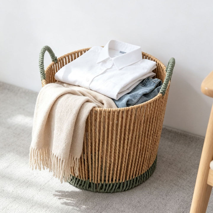 Modern Woven Storage Basket Stornfield
