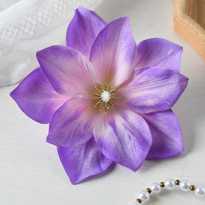 Elegant Fabric Floral Clip