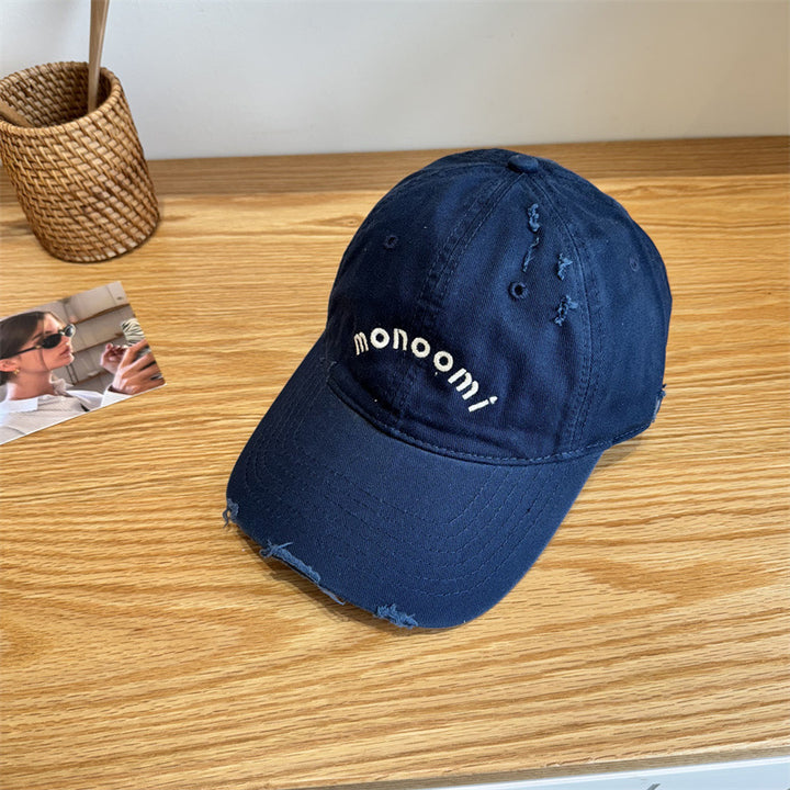 Women's Distressed Cotton Baseball Cap Stornfield