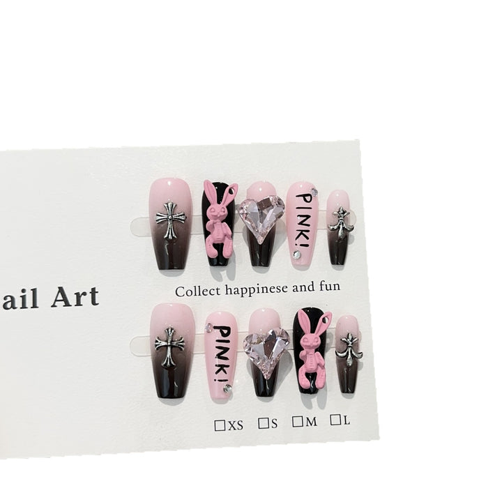 Unique Themed Press-On Nail Art