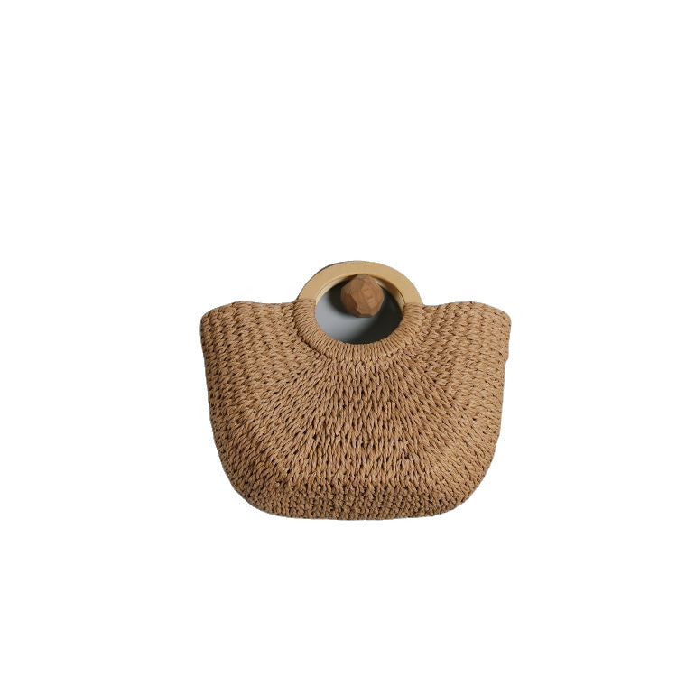 Handcrafted tote bag made from natural raffia Stornfield