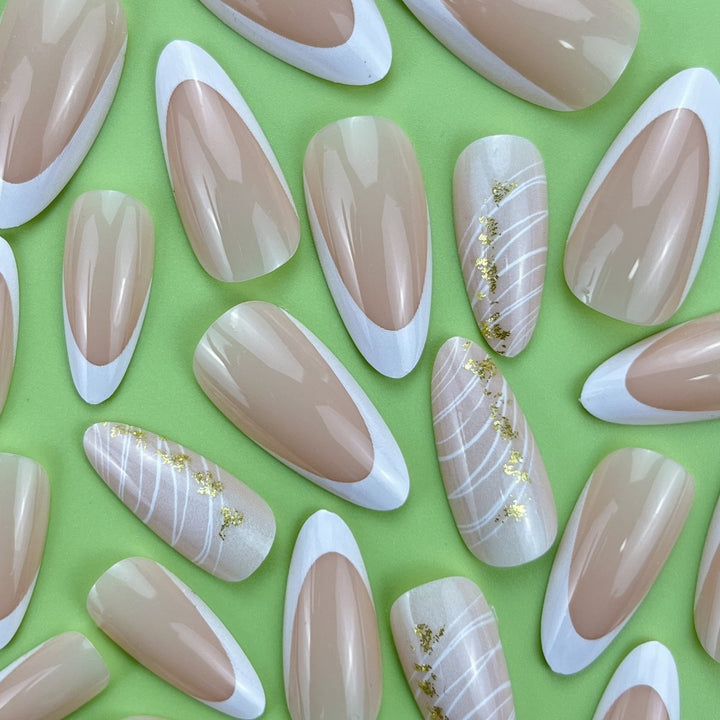 Elegant Almond-Shaped Nail Extensions Stornfield