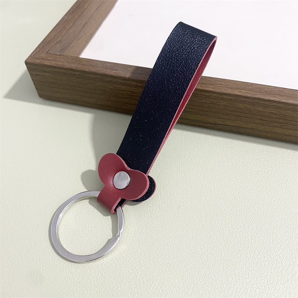 Floral Leather Keyring Stornfield