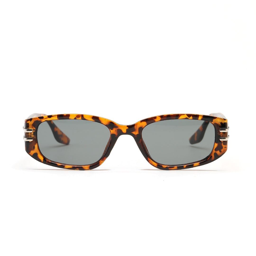 Women's fashionable rectangular sunglasses with elegant metal accents Stornfield