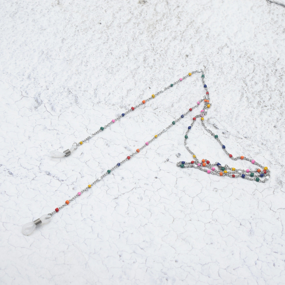 Vibrant Multi-Colored Beaded Eyewear Chain Stornfield