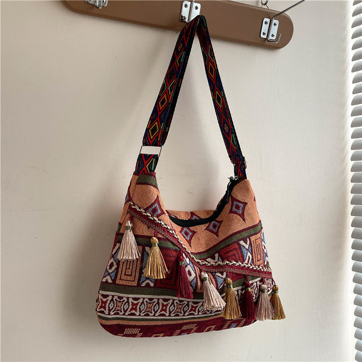 Bohemian-Inspired Handcrafted Hobo Bag