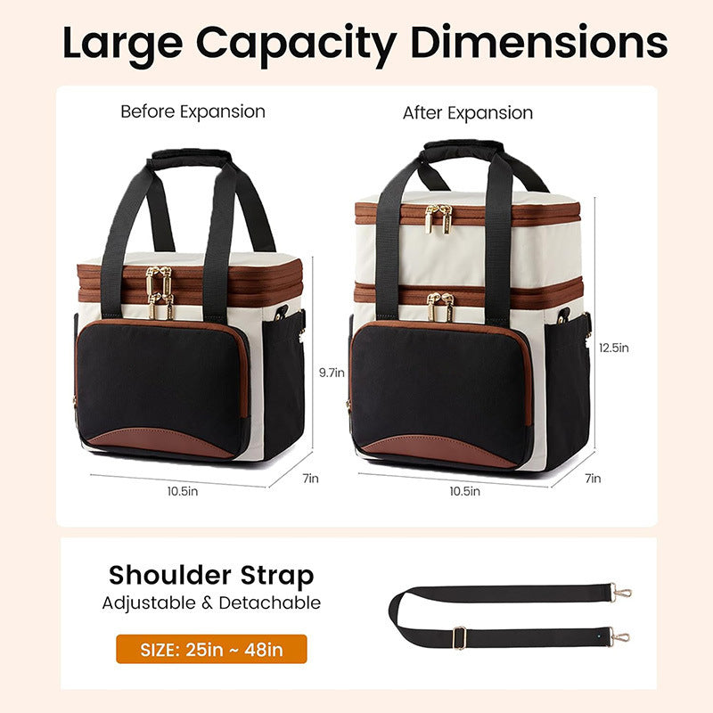Insulated Lunch Bag with Multiple Compartments Stornfield