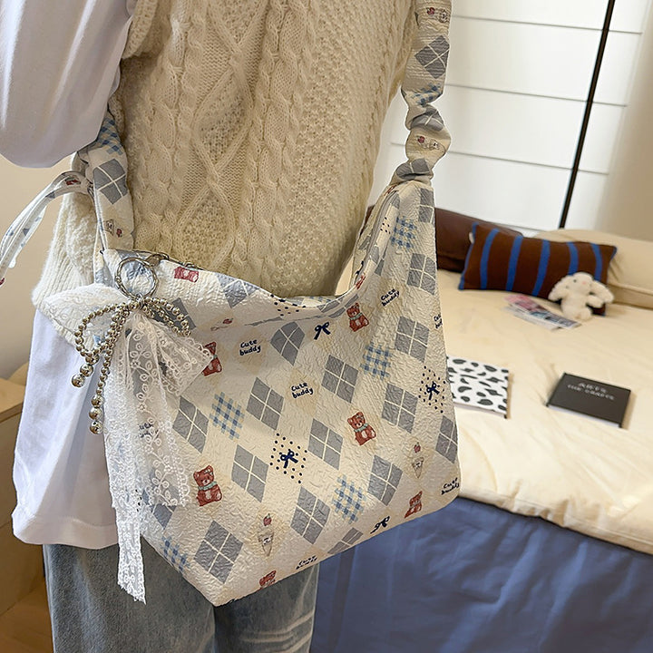 Playful Character-Themed Hobo Bag Stornfield
