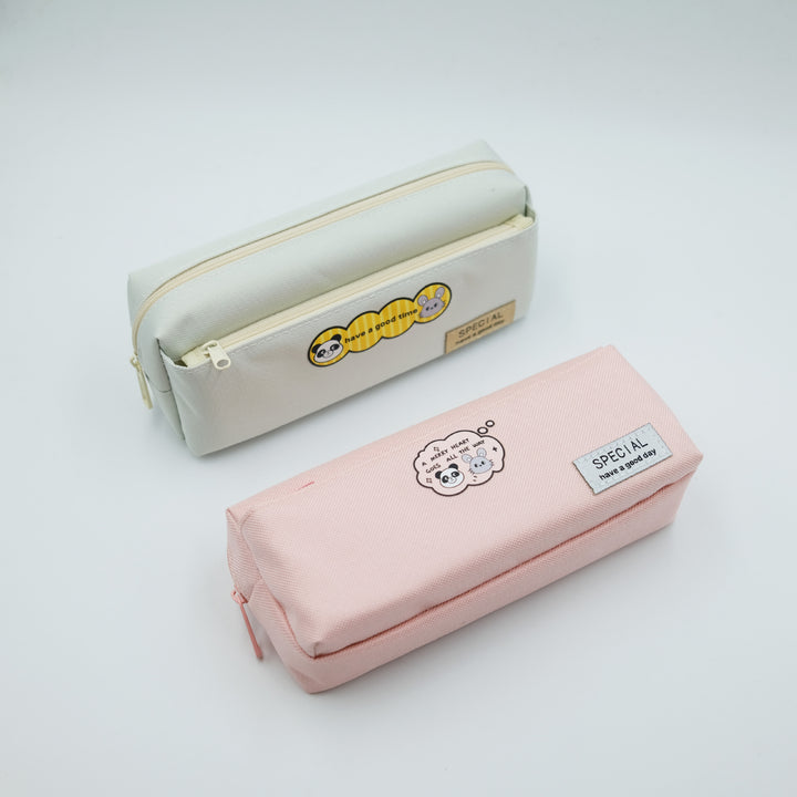 Fun Character Multi-Zipper Pencil Case
