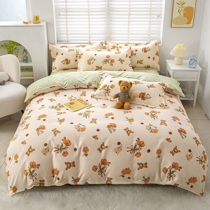 Cute Bear Themed Comforter Set