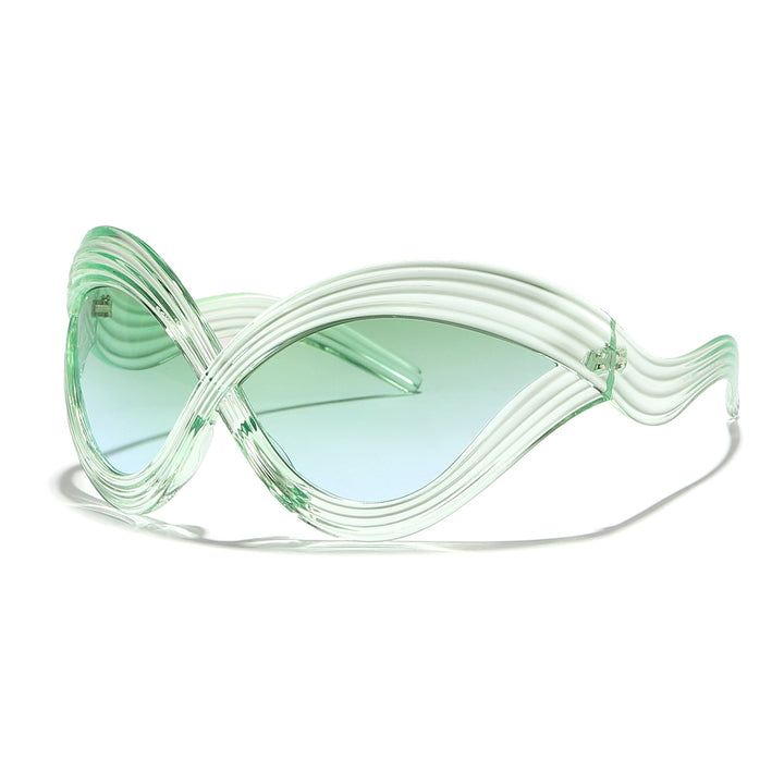 Women's fashionable sunglasses with innovative wave frame Stornfield