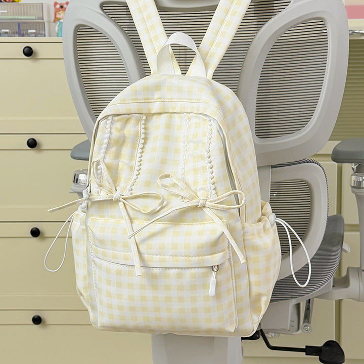Playful Bunny-Ear Patterned Backpack Stornfield