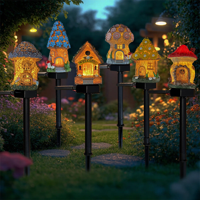 Welcoming Birdhouse Solar Pathway Stake Light With Dusk-To-Dawn Sensor Stornfield